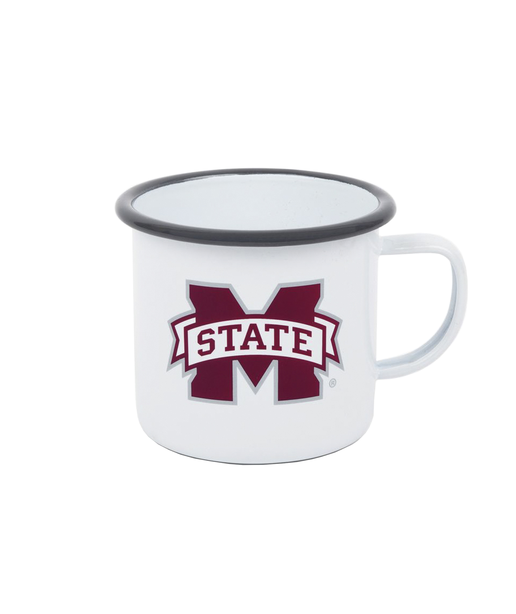 Mississippi State University MSU Bulldogs 16 oz Large Mug Crow Canyon Home Enamelware