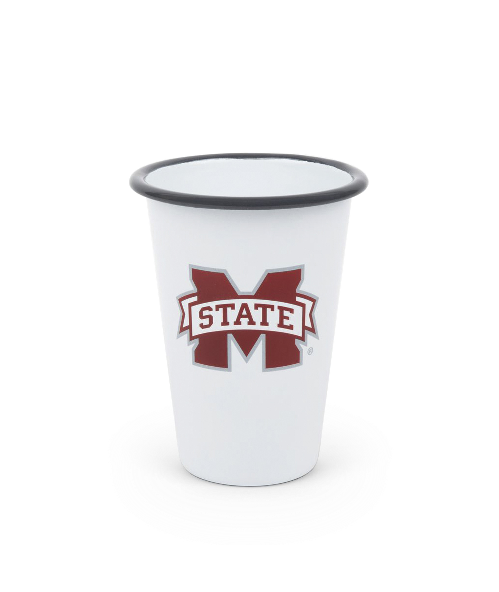 Mississippi State University MSU Bulldogs 14 oz Tumbler Crow Canyon Home Enamelware