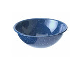 Blue Graniteware Cereal or Salad Bowls, 7.75