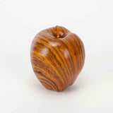 Artificial Wood Grain Delicious Apple, 4.25"