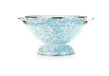 Sea Glass Swirl Enamelware 5qt Colander