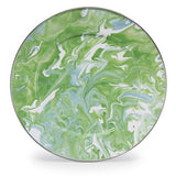 Charger Plates, 12.5", Modern Monet Swirl Enamelware