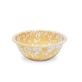 Crow Canyon Serving Bowl 2 qt. Yellow Marble Enamelware, Set of 4