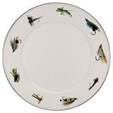 Charger Plates, 12.5", Fly Fishing Enamelware