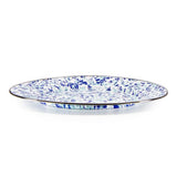 Charger Plates, 12.5", Ocean Swirl Enamelware