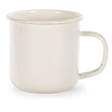 Glampware Solid Cream 12 oz. Mugs, Set of 4