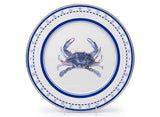 Charger Plates, 12.5", Blue Crab Enamelware