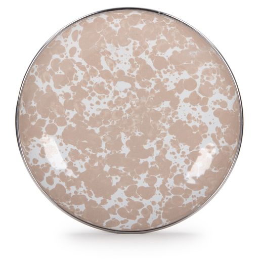 Appetizer Plates, 5.75", Taupe Swirl, Set of 4