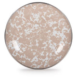 Appetizer Plates, 5.75", Taupe Swirl, Set of 4