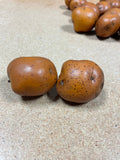Artificial Small Brown Potato, Bag of 24