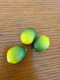 Mini Artificial Yellow Green Limes, Bag of 48,
