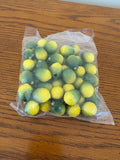 Mini Artificial Yellow Green Limes, Bag of 48,