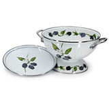 Golden Rabbit Colander & Drip Plate Gift Set, Blackberry