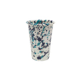 Tumbler, 14 oz., Enamelware, Blue Tides , Set of 4