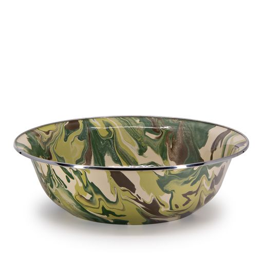 Camouflage Pattern, 4 Qt. Serving Bowl or Basin