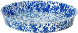 Crow Canyon Cocktail Tray or Deep Pizza Pan, 12.25", Blue Splatter
