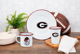 University of Georgia Bulldogs Dinner Plate Crow Canyon Home Enamelware