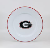 University of Georgia Bulldogs Dinner Plate Crow Canyon Home Enamelware