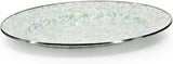 Golden Rabbit Jardin Marble Collection Oval Platter