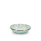 Golden Rabbit Enamel Tasting Dish, Jardin Swirl (Green, Blue, White), Set of 6
