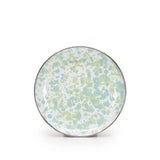 Golden Rabbit Enamel Appetizer Plates, Jardin Swirl, Set of 4