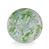 Modern Monet Swirl Enamelware Dinner Plate, 10.5", Set of 4