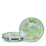 Appetizer Plates, 5.75", Modern Monet Swirl, Set of 4