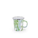 16 oz. Enamelware Latte Mugs, Modern Monet Swirl, Set of 4