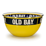 Golden Rabbit Enamelware Old Bay Salad Serving Bowl, 4 qt. Capacity