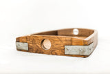 Large Reclaimed Oak Wood Rectangular Serving Tray