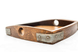 Large Reclaimed Oak Wood Rectangular Serving Tray