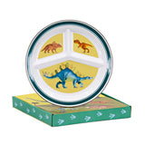 Dinosaurs Enamel Divided Child Dinner Plate