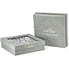 Appetizer Plate Gift Set, Gray Swirl, Set of 4
