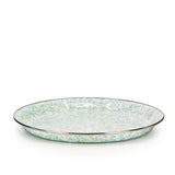 Golden Rabbit Enamel Serving Tray, Jardin Swirl