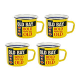 Old Bay Seasoning Enamelware Grande Mug, 24 oz., Set of 4