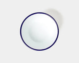 Falcon Enamelware 6 Piece Prep Set, White with Blue Rim