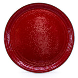 Golden Rabbit Solid Red 20" Enamel Serving Tray