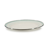 Golden Rabbit Enamel Oval Platter, Aegean Sevilla