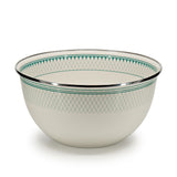 Golden Rabbit Enamel Salad Serving Bowl, Aegean Sevilla