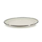 Golden Rabbit Enamel Oval Platter, Olive Sevilla