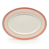 Golden Rabbit Enamel Oval Platter, Sierra Sevilla