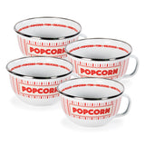 Golden Rabbit Showtime Popcorn Snack Bowl 24 oz. Mugs,  Set of 4