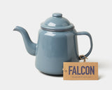 Falcon Enamelware Teapot, Pigeon Grey