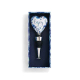 Enjoy, Heart Shaped Wine Bottle Stopper