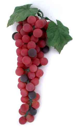 Grape Cluster, 11" Red Wine