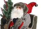 Holiday Merchantile Woodland Santa in Sleigh