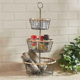 Reedsville 3 Tier Wire Basket Organizer