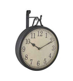 Hanging Clock with Iron Bracket