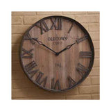 Old Town Wooden Wall Clock