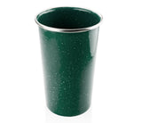 Green Graniteware Pint Tumbler, 17 oz., Set of 4